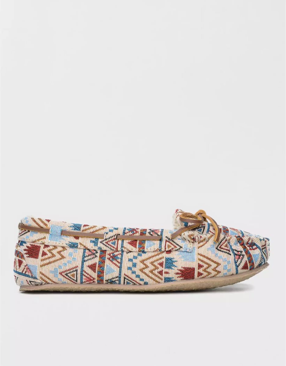 Chaussons American Eagle Cally Moccasin Multicolore Femme | VDQ-34085689